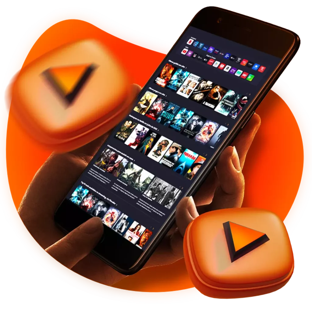 Smartphone com Royal Streaming